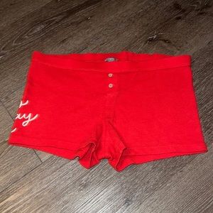 Aerie ribbed sleep shorts